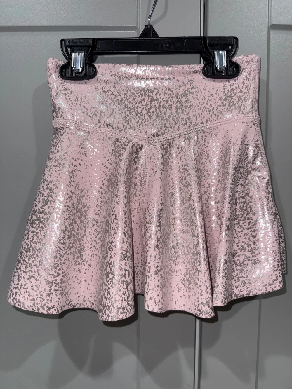 Old Navy Shimmery Light Pink Pleated Skort